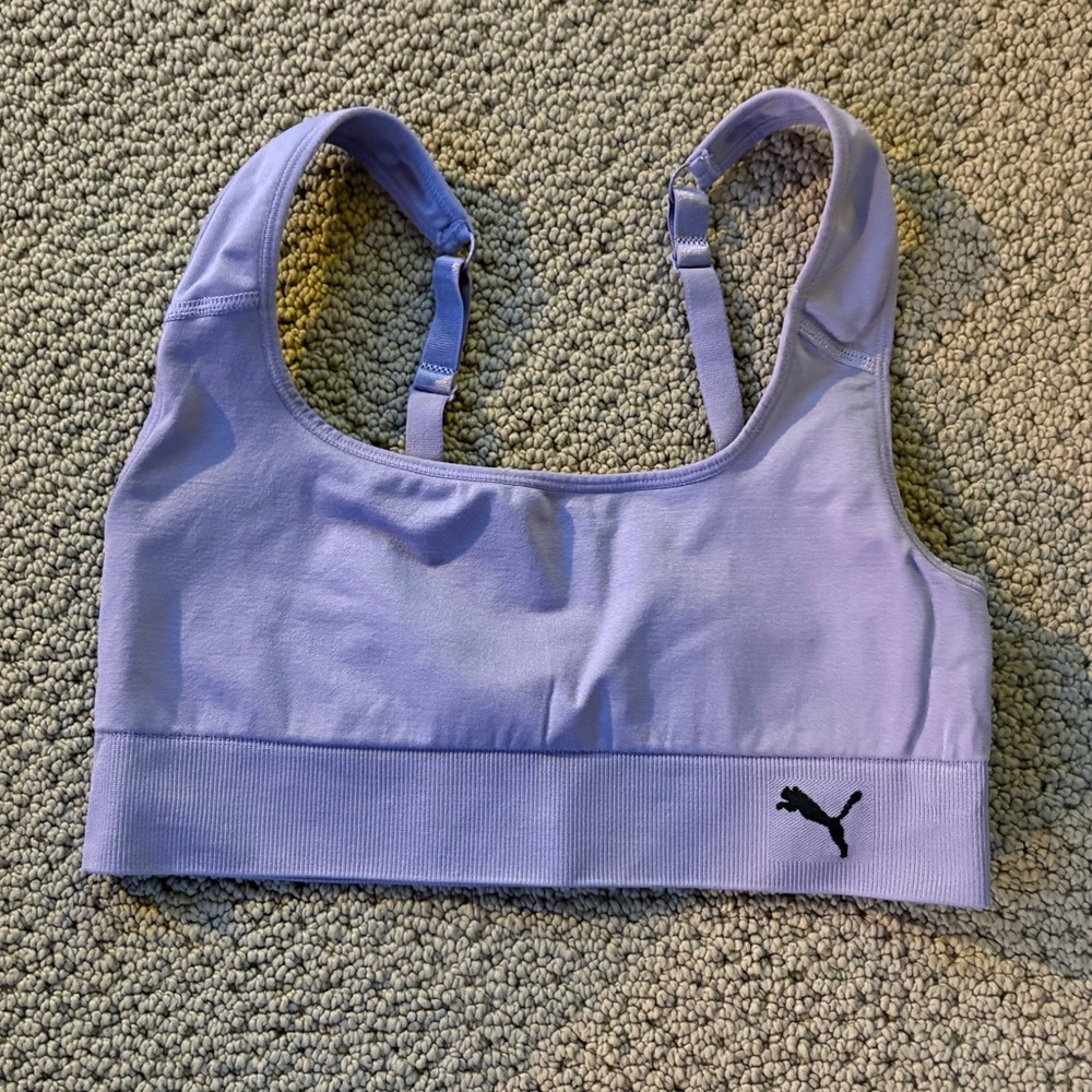 Puma Lavender Sports Bra Women’s Large